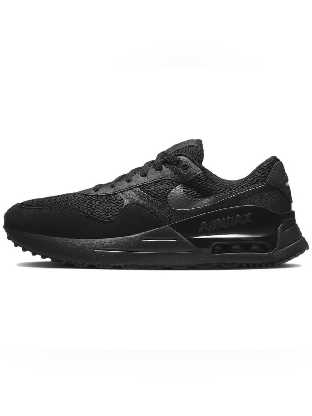 Nike Air Max SYSTM Men's Low Top Lace Up Sneakers Black/Anthracite DM9537-004